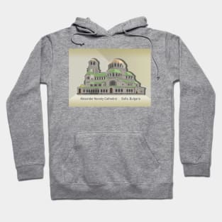 Abstract Art - Cathedral ''Alexander Nevsky'' Hoodie